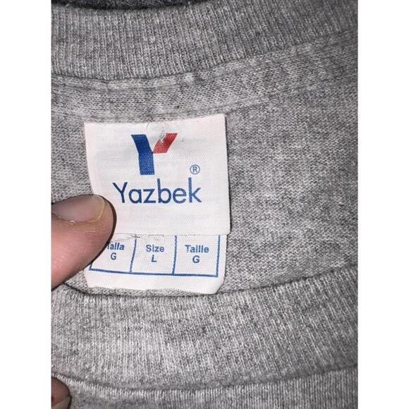 Surf Style Florida MIAMI Vice Mens Pullover T-Shirt Heather Gray L 80's 90's - Picture 3 of 9